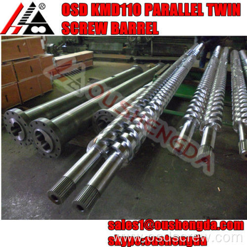 PVC extrusion double screw and barrrel/parallel twin screw and barrel